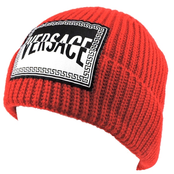 versace wool hat